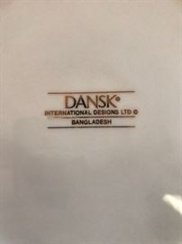 Dansk set of beautiful holiday Christmas dishes China. 