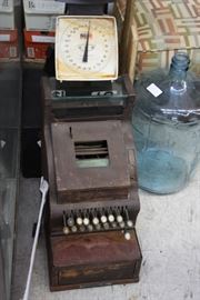 Vintage adding machine