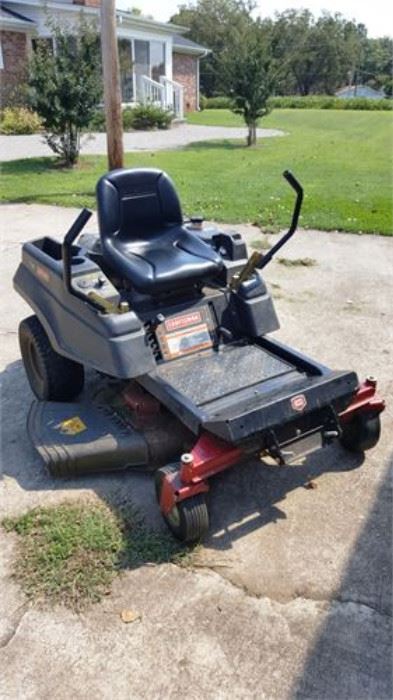 Zero-Turn Lawn Tractor   http://www.ctonlineauctions.com/detail.asp?id=761365