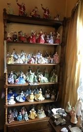 large collection of Royal Doulton pretty ladies