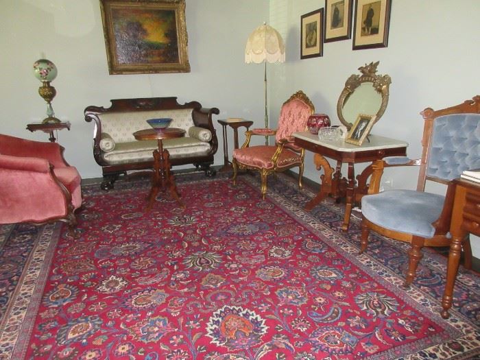 19th century antiques and fine oriental rugs