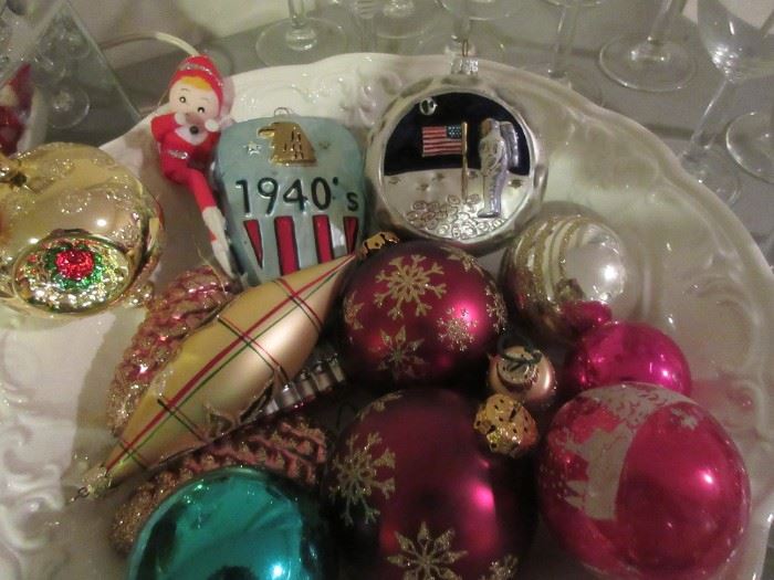 Christopher Radko and vintage ornaments