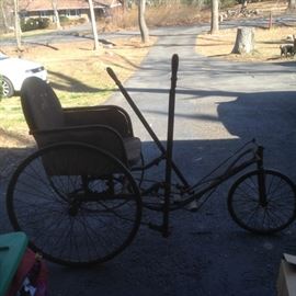 *JUST ADDED* Original 1860's Adult Tri-Cycle !!  One- of- a- Kind "Rare Find" Complete All Intact. 