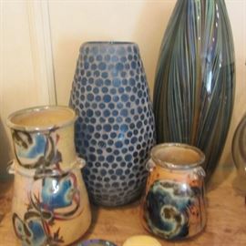 HANDCRAFTED POTTERY AND GLASS