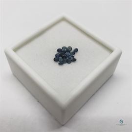 Blue Sapphires / Genuine Blue Sapphires, Diamond Cut, 2-2.5mm, Approx 1 cts
