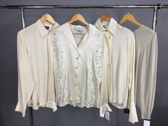 Designer silk blouses