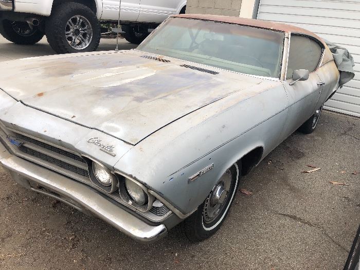1968 Chevy Chevelle Malibu: New Engine Runs Good - $5,000 with Old Engine with Engine Stand
