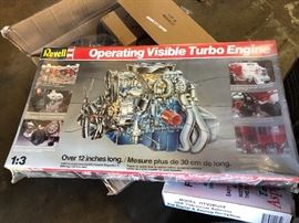Revell Operating Visible Turbo Engine