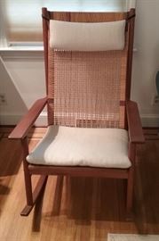 Hans Olsen Midcentury Teak Rocker