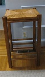 Rush Seated Stool