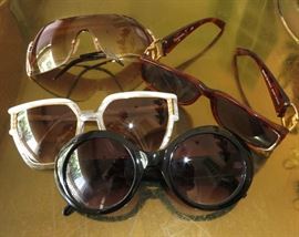 Designer Sunglasses by Chanel, Ted Lapidus, etc.