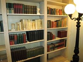 Vintage Books with a Lamppost   