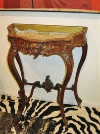 Antique Louis XV-Style Gilt Planter Table