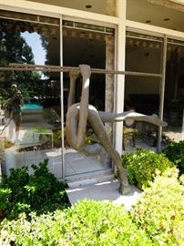 "Parallel Bars" Inspired Orig. Bronze by Victor Salmones, listed