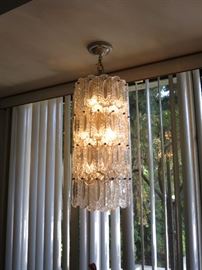 Italian Glass Chandelier