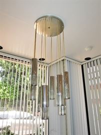 Retro Chrome Chandelier