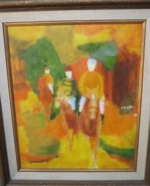 "Promenade au Bois " by Claude Hemeret, listed, 1968