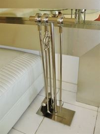 Slick 1970's Fireplace Tools