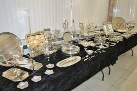Assortment of fine Silver Serving Pieces