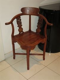 Vintage Chinese Corner Chair