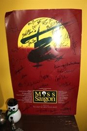 Signed Miss Siagon Poster