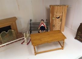 Miniature Doll House Furniture. Assorted Pieces