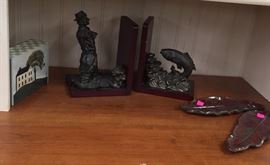 Bookends, Display Leaves Pottery