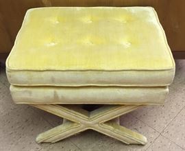 Vintage Crushed Velvet Vanity Chair