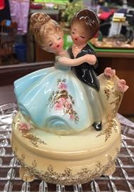 Vintage Music Box Ceramic