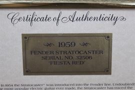 1959 Fender Stratocaster 3D Artwork 