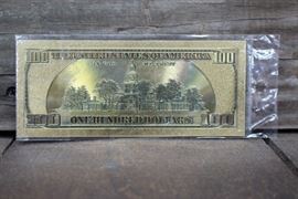 $100 Gold Federal Reserve Note