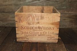 Scotch Whiskey crate
