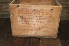 Scotch Whiskey crate
