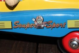 Campbell's car with dolls