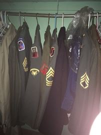 Military Uniforms - more information to come on these
