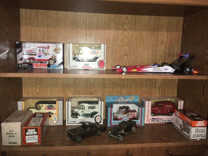 Model and Die Cast Cars and Banks