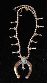 American Indian Squash Blossom Necklace