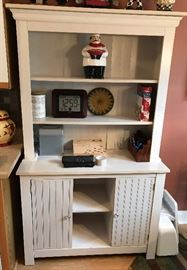 Painted step-back cupboard