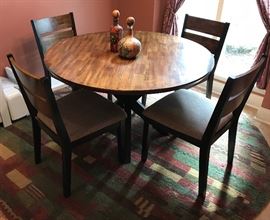 Pristine dinette set (table & 4 chairs), purchased 2 years ago from Raymour & Flanigan