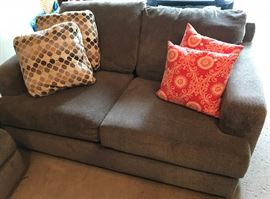Charcoal loveseat
