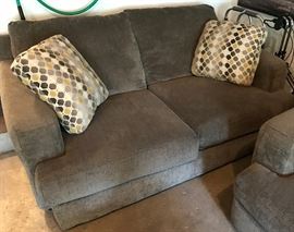 Charcoal loveseat #2