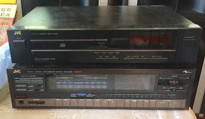 JVC CD player and digital synthesizer 