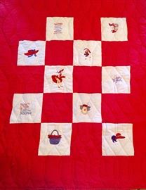 Red Hats quilt 