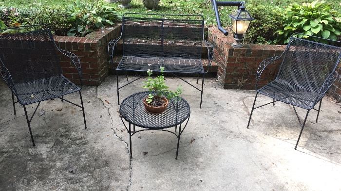 Wrought iron patio furniture 