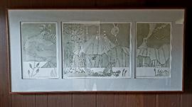 1973 Jesse Allen, lithograph 7/15 