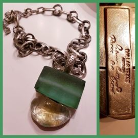 DALLAS TEXAS Sterling necklace by Rebecca Collins