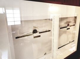 Salvador Dali "Christ Gala" 
artist-signed (L) signed intaglio (R)