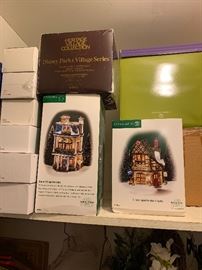 Over 40 Dept 56 houses and accessories in original boxes