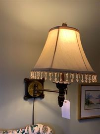 We have a pair of these wall lamps