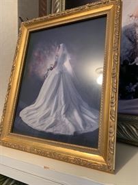 Size 2/4 Wedding Gown with Veil sealed in box.